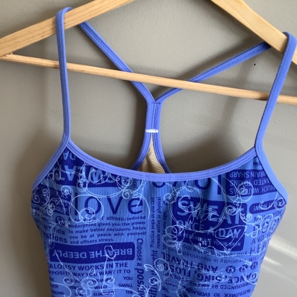 RARE! 🍋 Lululemon Power Y Tank- size 8 - Picture 4 of 8